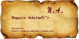 Magocs Adelmár névjegykártya